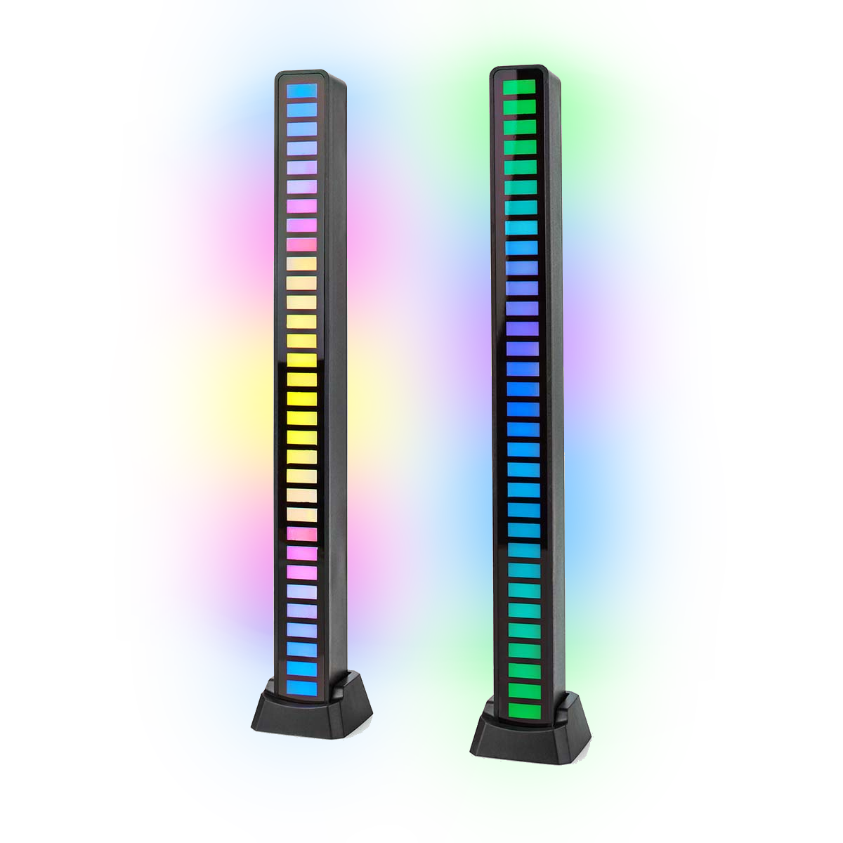 MECHARITE - RGB LED Levels Lampe Stander 2 pakke Front