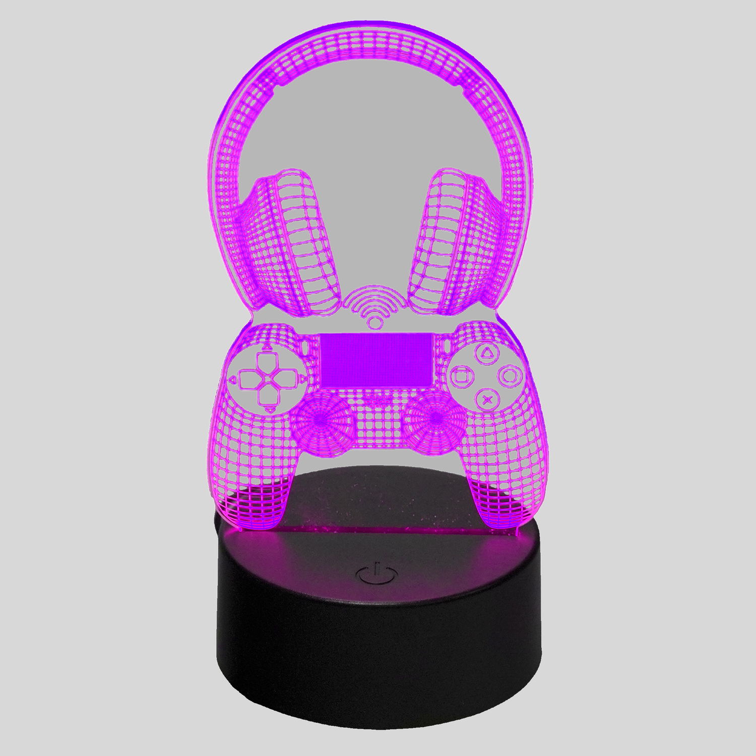 MECHARITE 3D LED Lampe - Controller & Headset Mecharite lilla