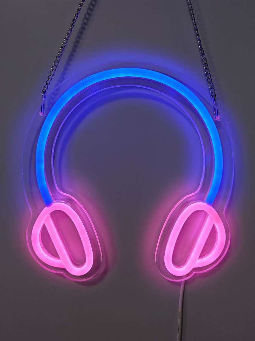 MECHARITE RGB LED Neon Lampe - Headset front