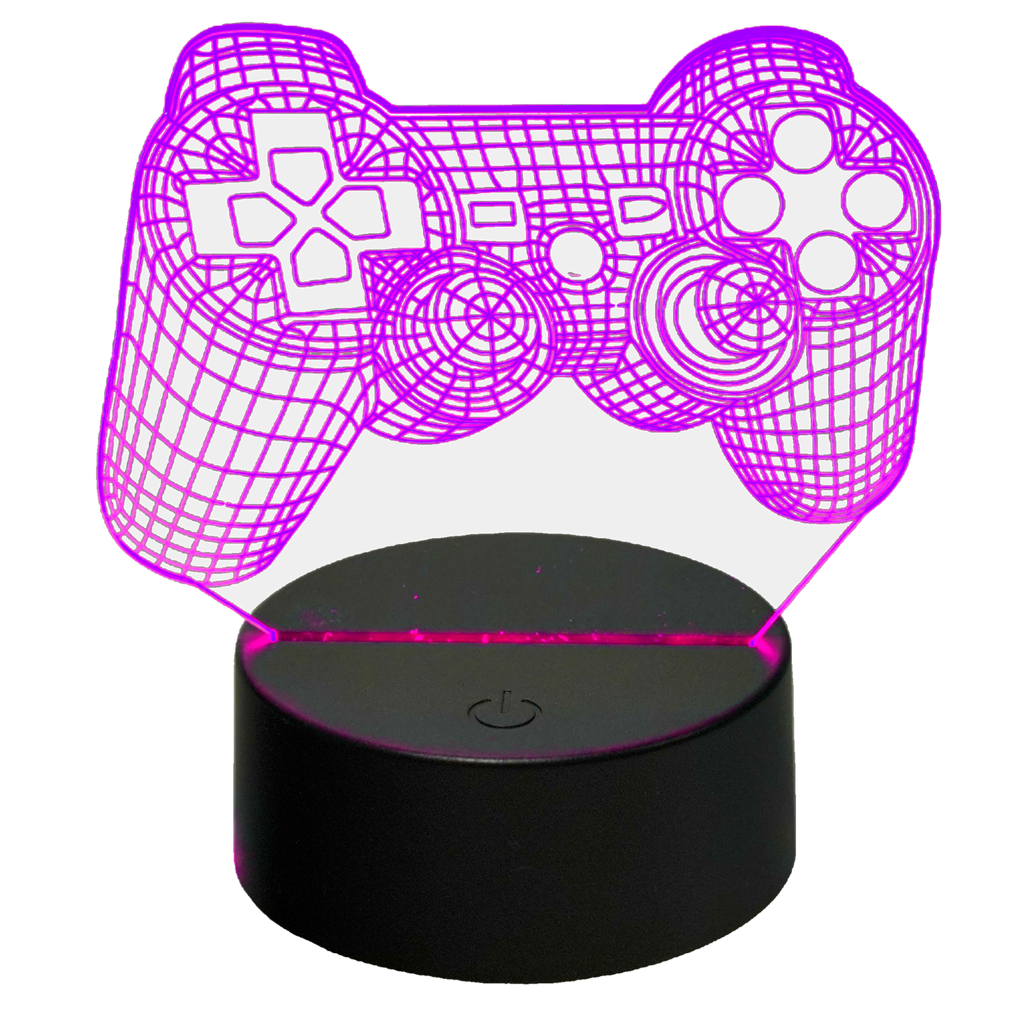 MECHARITE - Gaming 3D Lampe - Controller lilla