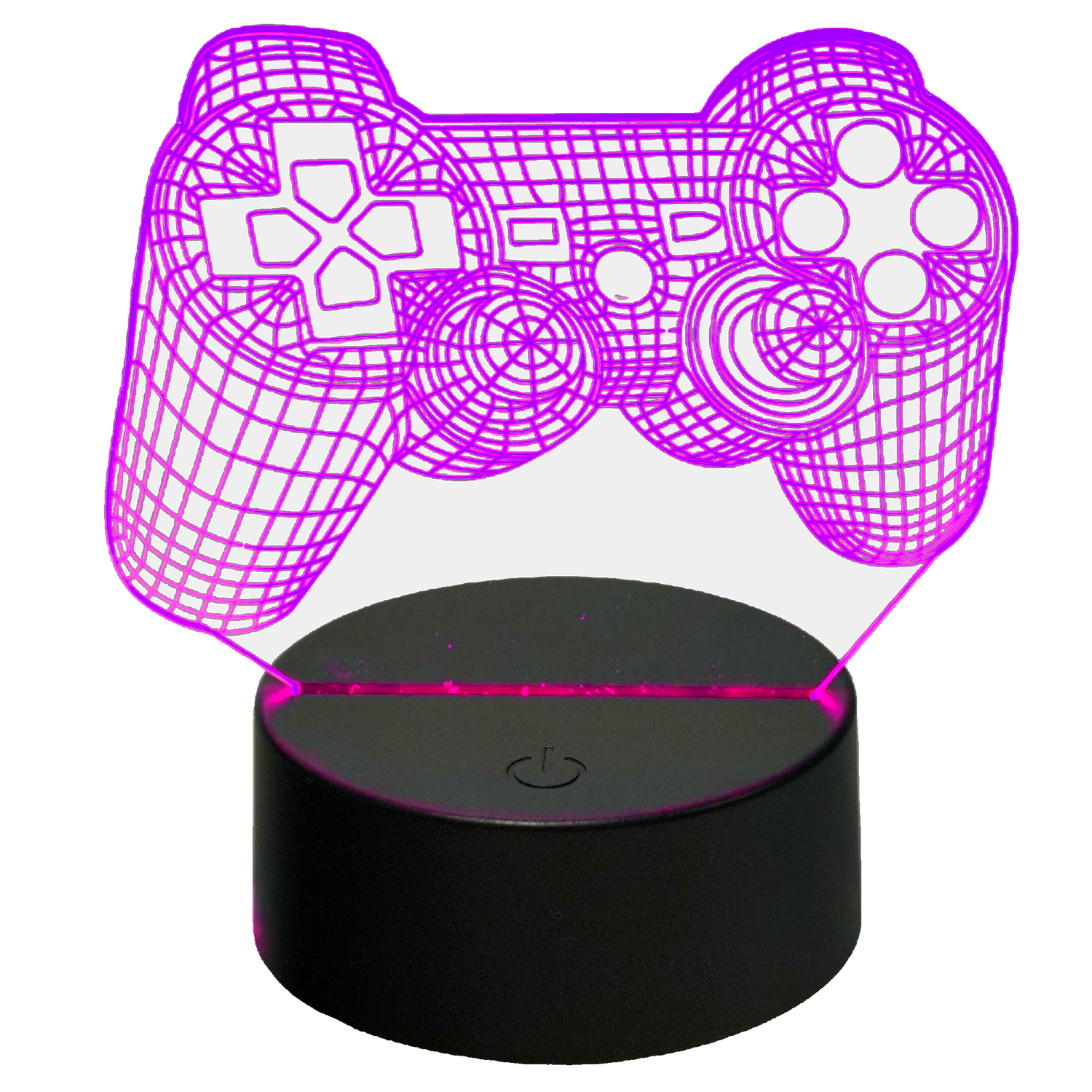 MECHARITE - Gaming 3D Lampe - Controller lilla