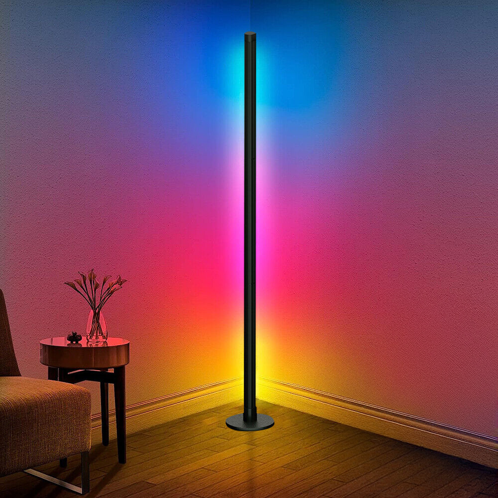 MECHARITE  - Gulv RGB Lys Rør - 120cm i et rum