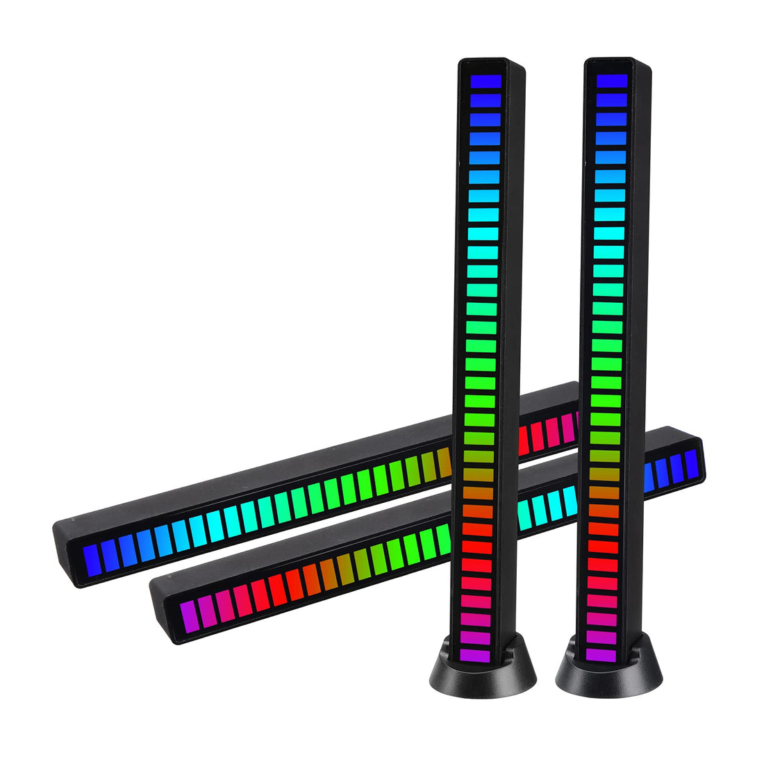 MECHARITE - RGB LED Levels Lamp Stand 2-Pack